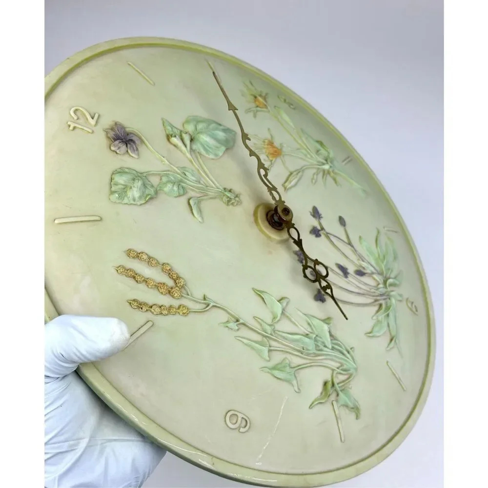 Wild Thyme Home Decor Wall Clock 14.25in W- Working